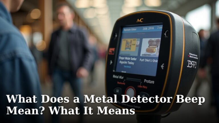 What Does a Metal Detector Beep Mean? What It Means