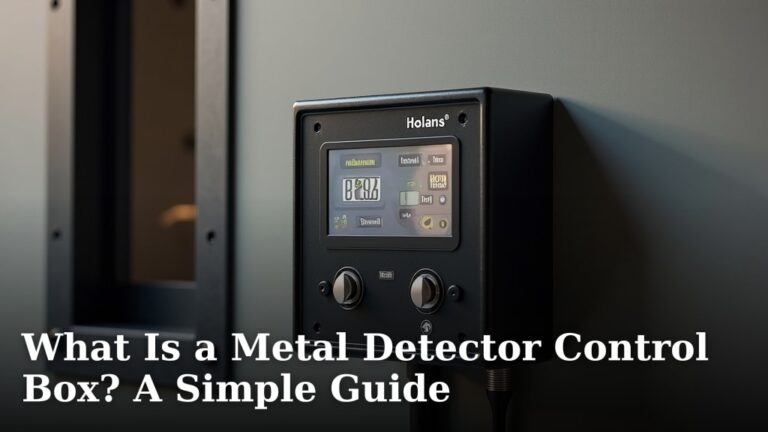 What Is a Metal Detector Control Box? A Simple Guide