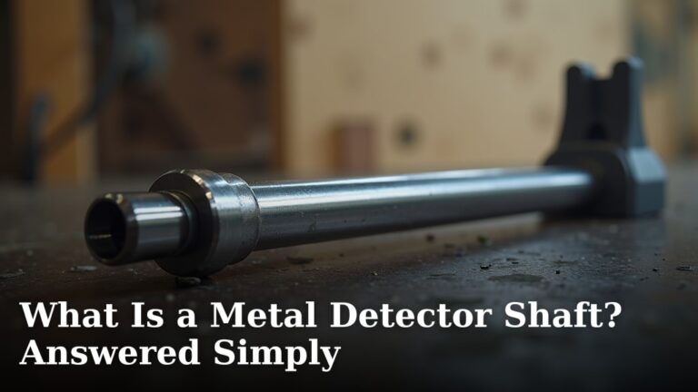 What Is a Metal Detector Shaft? Answered Simply