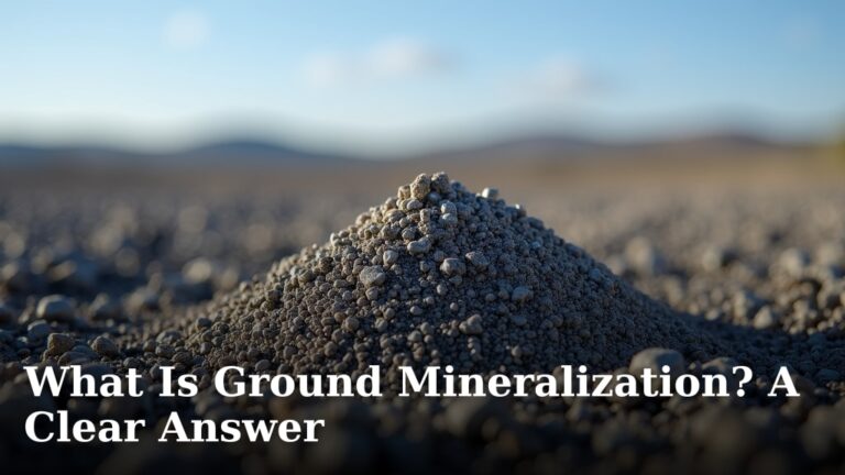 What Is Ground Mineralization? A Clear Answer